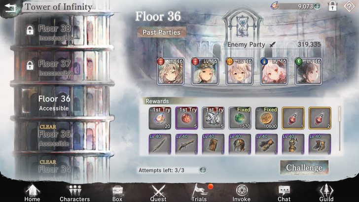 Tower of Infinity - MementoMori