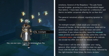 Honkai Star Rail - Vase Puzzle 1 Solution Step 1