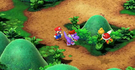 Super Mario RPG Remake - Approach Croco from Behind to Catch