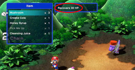 Super Mario RPG Remake - Have Mallow Defend and Heal