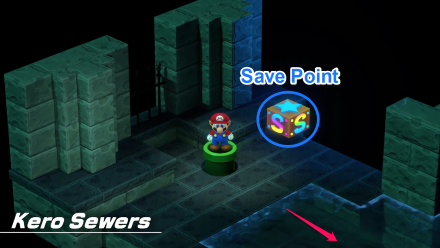 Super Mario RPG - Kero Sewers Save Point