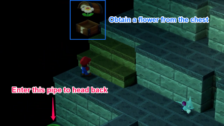 Super Mario RPG - Kero Sewers Path 6