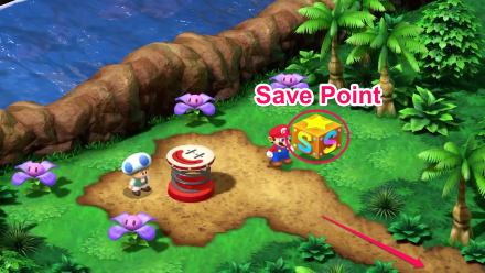 Super Mario RPG - Midas River Save Point