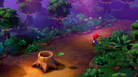 Super Mario RPG - Forest Maze path