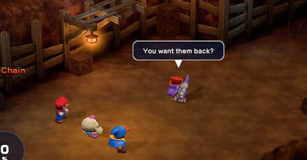 Super Mario RPG Remake - Croco Stealing Items