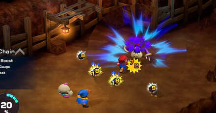 Super Mario RPG Remake - Focus on Attacking Punchinello