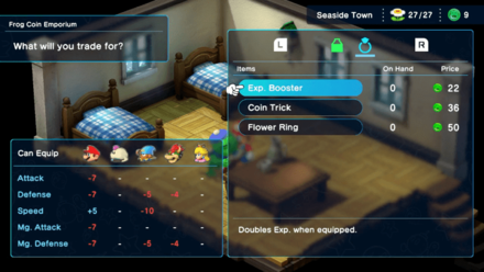 Super Mario RPG Remake - Exp Booster