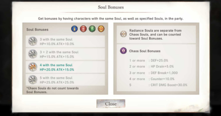 Soul Affinity Activated Bonus