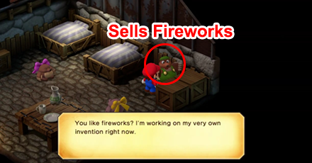 Super Mario RPG Remake - Buy from the Fireworks Mole