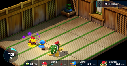 Super Mario RPG Remake - Jinx Using Quicksilver