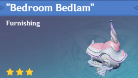 Genshin Impact - How to Get Bedroom Bedlam Furnishing