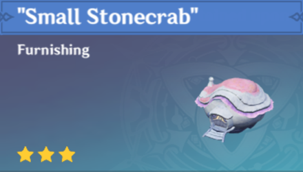 Genshin Impact - How to Get Small Stonecrab Furnishing