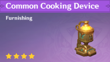 Genshin Impact - How to Get Common Cooking Device Furnishing