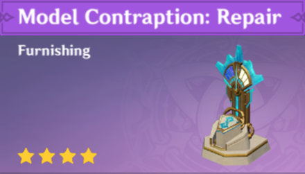 Genshin Impact - How to Get Model Contraption - Repair Furnishing