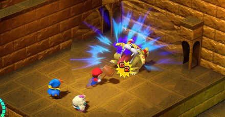 Super Mario RPG Remake - Normal Attacks on Belome