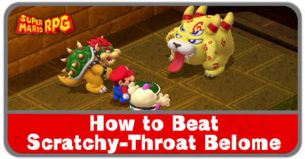 Super Mario RPG Remake - Scratchy-Throat Belome Top Banner