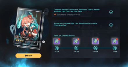 Honkai Star Rail - Exorcismal Fulu - Grow Your Fanbase in Ghostly Grove