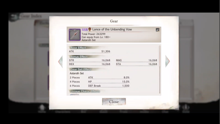 Lance of the Unbending Vow