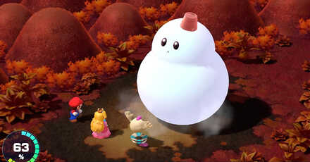 Super Mario RPG Remake - Use Snowy on Megasmilax