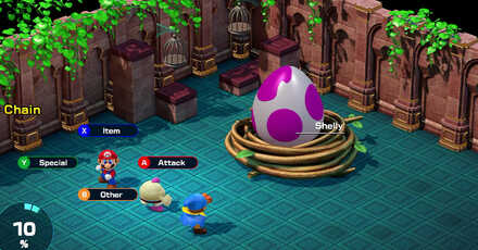 Super Mario RPG Remake - Birdo in Shelly Phase