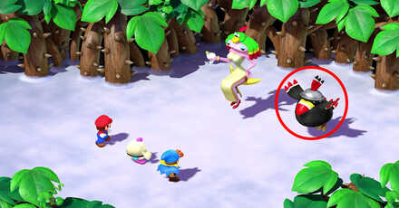 Super Mario RPG Remake - Target Dodo First in Valentina Fight