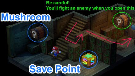 Super Mario RPG - Defeat the Whuhoh at the Sunken Ship