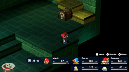 Super Mario RPG Hidden Chest 33