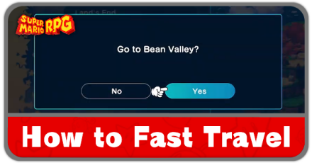 Super Mario RPG Remake - How to Fast Travel