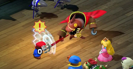 Super Mario RPG Remake - Time Blocks Against Johnny