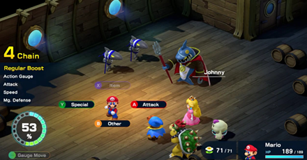 Super Mario RPG Remake - One-on-One with Rematch Johnny