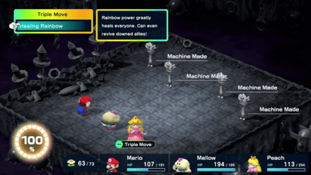 Super Mario RPG Remake - Use Triple Move