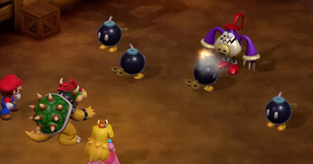 Super Mario RPG Remake - Re-direct Bob-ombs to Punchinello