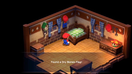 Super Mario RPG Remake - Dry Bones Flag