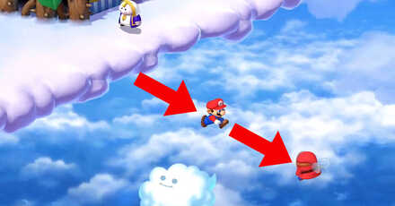 Super Mario RPG Remake - Walk on Invisible Floor to Get Fertilizer