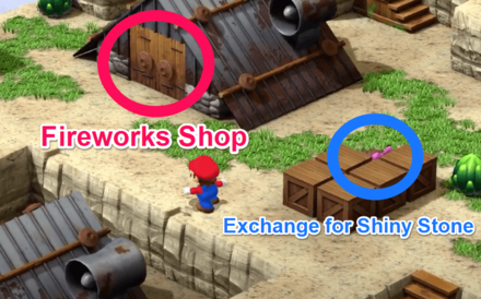 Super Mario RPG - Moleville Fireworks Shop