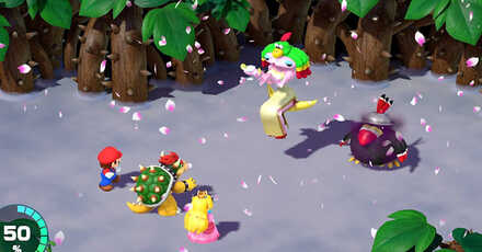 Super Mario RPG Remake - Valentina Using Petal Blast