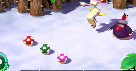 Super Mario RPG Remake - Valentina Inflict Mushroom on Party