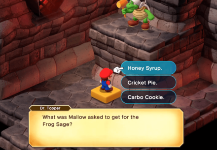 Super Mario RPG - Dr. Topper Questions