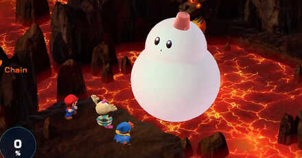 Super Mario RPG Remake - Use Snowy on Czar Dragon and Helio