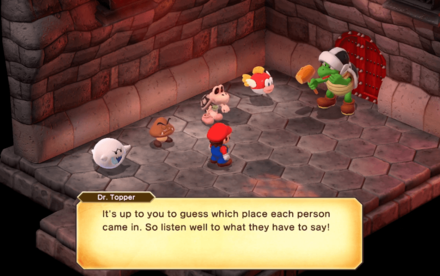 Super Mario RPG - Dr. Topper Triathlon Riddles