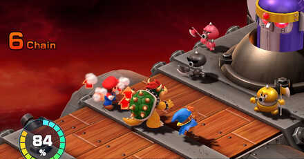 Super Mario RPG Remake - Use Geno Boost During Axem Rangers Fight