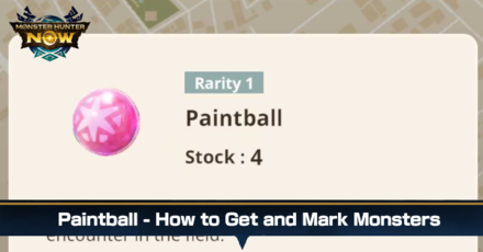 Monster Hunter Now - Paintball - How to Get and Mark Monsters