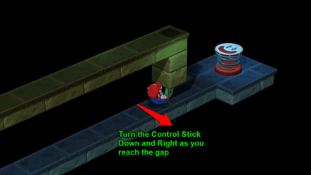 Super Mario RPG Remake - Turn the Control Stick Down and Right