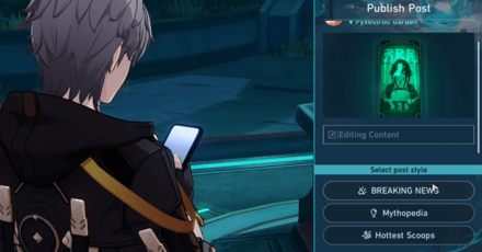 Honkai Star Rail - Make a Post on the Haunted House