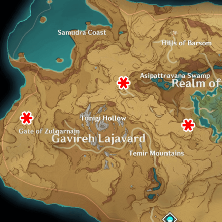 Genshin - Consecrated Beast Locations