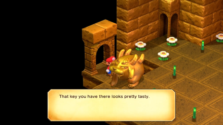 Super Mario RPG - Unlocks Treasure Room in Belome Temple
