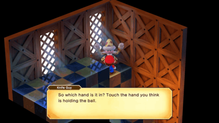 Super Mario RPG Remake - Guess Which Hand Holds the Ball