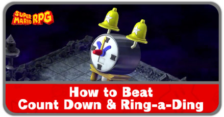 Super Mario RPG Remake - How to Beat Count Down & Ring-a-Ding and Rewards