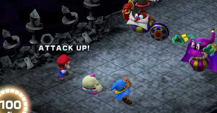 Super Mario RPG Remake - Boost Normal Attacks with Geno Boost in Cloaker Fight