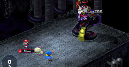 Super Mario RPG Remake - Attack Cloaker in 2nd Phase